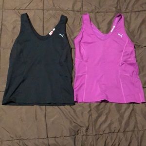 2 Puma athletic tank tops size large